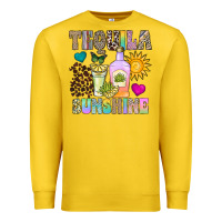Lemon Tequila Sunshine Premium Sweatshirt - CowhideDigitalArt