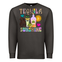 Smoke Tequila Sunshine Premium Sweatshirt - CowhideDigitalArt