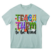 Arona teach them to be kind Heavy Core Tee - NancyCooperArtShop