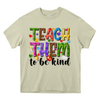 Mossy teach them to be kind Heavy Core Tee - NancyCooperArtShop