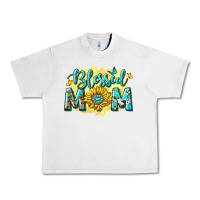 Lunar Rock Blessed Mom with Sunflowers Urban Heavy Tee - texasbilliewilder