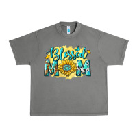 Tornado Blessed Mom with Sunflowers Urban Heavy Tee - texasbilliewilder