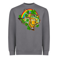 Storm Texas St. Patrick's Day Heavyweight Sweatshirt - OliviaCreatesArt