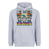 Heather Grey love gnomes nobounds Heavyweight Hoodie - SublimationCraftShop