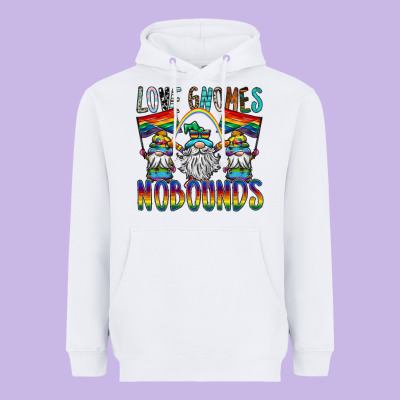 Love Gnomes Nobounds Heavyweight Hoodie Designed By Sublimationcraftshop