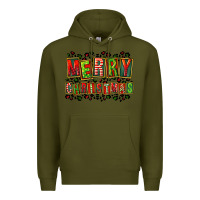 Army Green merry christmas Premium Hoodie - FaDigitalArtStudio