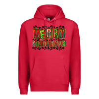 Cardinal merry christmas Premium Hoodie - FaDigitalArtStudio