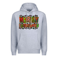 Heather Grey merry christmas Premium Hoodie - FaDigitalArtStudio