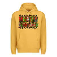 Mustard merry christmas Premium Hoodie - FaDigitalArtStudio