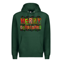 Sports Green merry christmas Premium Hoodie - FaDigitalArtStudio