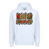 White merry christmas Premium Hoodie - FaDigitalArtStudio