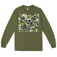 Army Green Soccer tumbler Long Sleeve Tee - HowdyJamesFarm