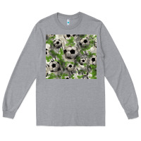 Heather Grey Soccer tumbler Long Sleeve Tee - HowdyJamesFarm