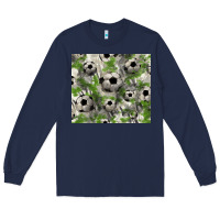 Navy Soccer tumbler Long Sleeve Tee - HowdyJamesFarm