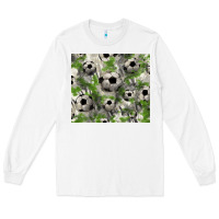 White Soccer tumbler Long Sleeve Tee - HowdyJamesFarm