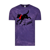 Cloud Purple negro matapacos riot dog Vintage Tee - baoMotion