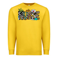 Lemon nurse leopard and cowhide Premium Sweatshirt - CowhideDigitalArt