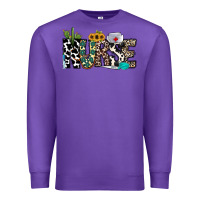 Purple nurse leopard and cowhide Premium Sweatshirt - CowhideDigitalArt