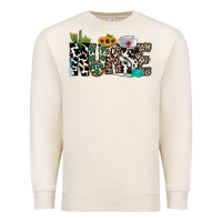 Sandshell nurse leopard and cowhide Premium Sweatshirt - CowhideDigitalArt
