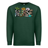 Sports Green nurse leopard and cowhide Premium Sweatshirt - CowhideDigitalArt