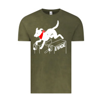 Vintage Olive negro matapacos riot dog Vintage Tee - baoMotion