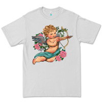Dove Grey cupid valentine's day Premium Tee - RanaPortraitStore