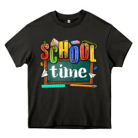 Asphalt school time Heavy Core Tee - NancyCooperArtShop