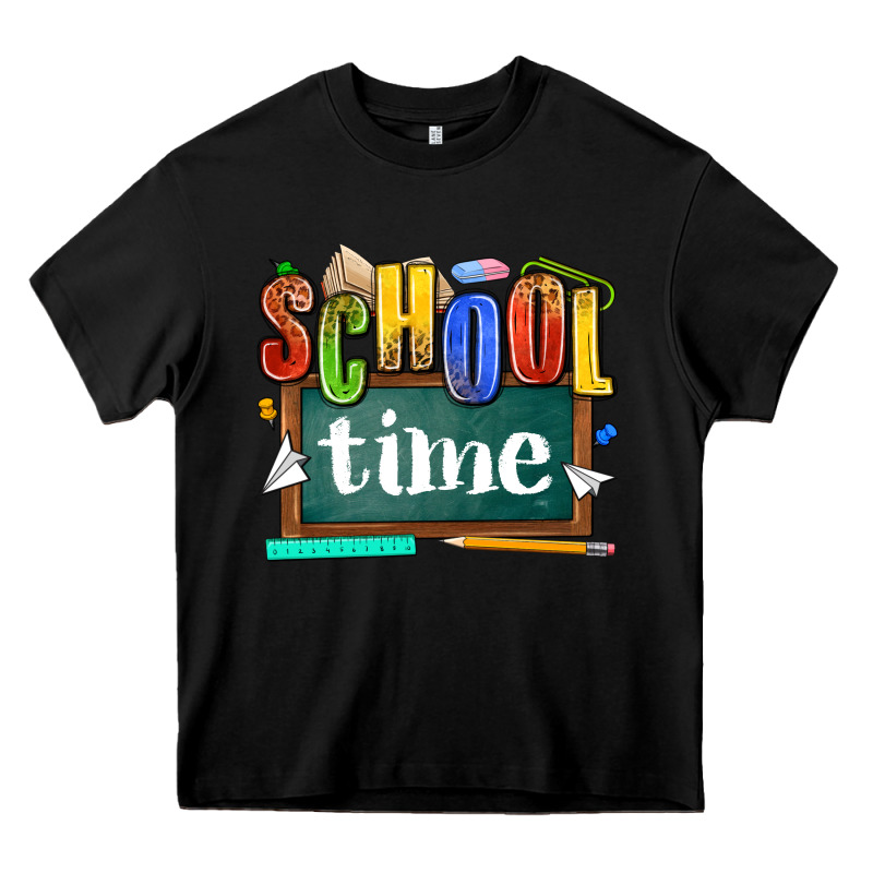 School Time Heavy Core Tee by NancyCooperArtShop | Teevron