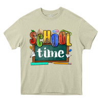 Mossy school time Heavy Core Tee - NancyCooperArtShop