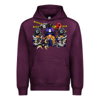 Mauve Wine police gnome Urban Hoodie - BarkalooDesign