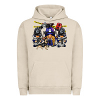 Pigment French Oak police gnome Urban Hoodie - BarkalooDesign