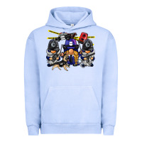Pigment Grape Ice police gnome Urban Hoodie - BarkalooDesign