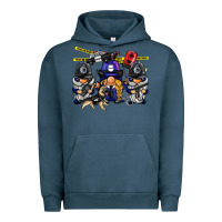 Pigment Midnight Navy police gnome Urban Hoodie - BarkalooDesign
