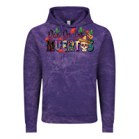 Cloud Purple Dia De Los Muertos Vintage Hoodie - texasbilliewilder