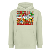 Matcha Christmas tea junkie Heavyweight Hoodie - CowhideDigitalArt