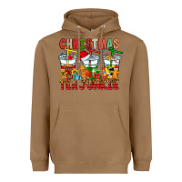 Toasted Coconut Christmas tea junkie Heavyweight Hoodie - CowhideDigitalArt