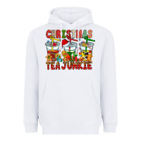 White Christmas tea junkie Heavyweight Hoodie - CowhideDigitalArt