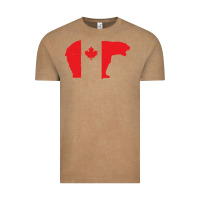 Vintage Coffee canada t shirt love canada bear proud canadian canada day t shirt Vintage Tee - baoMotion