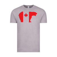 Vintage Zinc canada t shirt love canada bear proud canadian canada day t shirt Vintage Tee - baoMotion