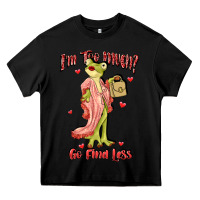 Black im too much go find less boujee frog funny Heavy Core Tee - JahusDesignShop