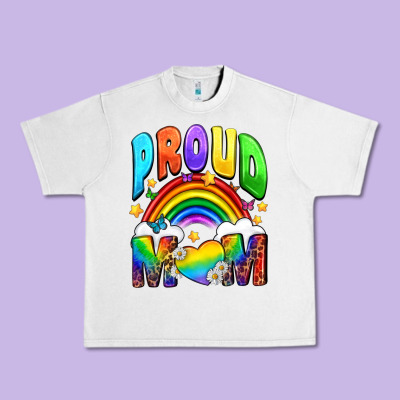 Proud Mom Urban Heavy Tee Designed By Nancycooperartshop
