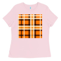 Bubblegum Pink tartan seamless pattern bbs Ladies Tee - BundleAndBundleShop