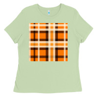 Matcha tartan seamless pattern bbs Ladies Tee - BundleAndBundleShop