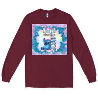 Burgundy if you love me please let me sleep Long Sleeve Tee - TumblerDesignByShophia