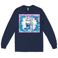 Navy if you love me please let me sleep Long Sleeve Tee - TumblerDesignByShophia