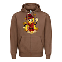 Chestnut Softball Christmas With Hat And Glove Zipper Hoodie - FaDigitalArtStudio