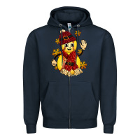 Navy Softball Christmas With Hat And Glove Zipper Hoodie - FaDigitalArtStudio