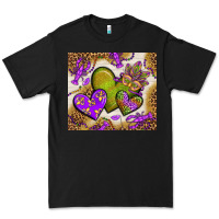 Mardi Gras Hearts Tumbler Bbs Premium Tee | Teevron