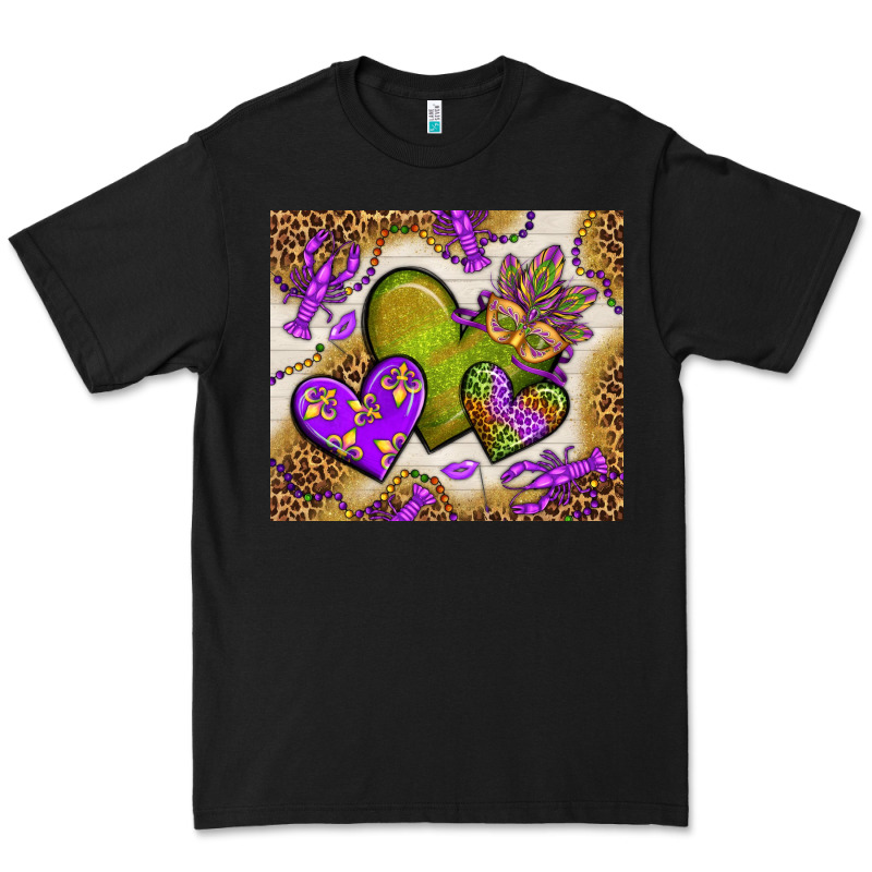 Mardi Gras Hearts Tumbler Bbs Premium Tee by BundleAndBundleShop | Teevron