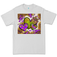 Dove Grey mardi gras hearts tumbler bbs Premium Tee - BundleAndBundleShop